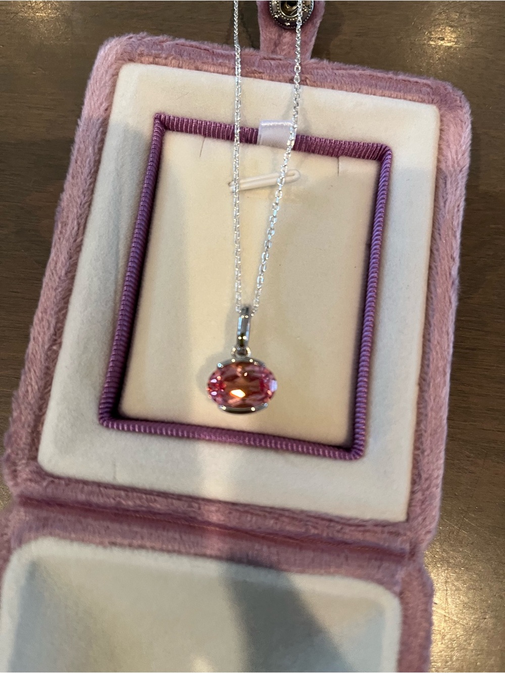 The Emerald Holiday Mini Luce Pendant Sterling Silver & lab created sapphire